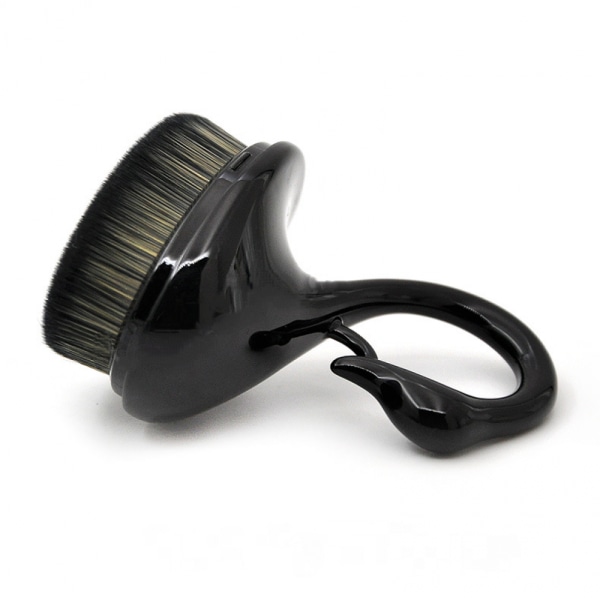 Little Swan Foundation Brush, Kannettava jäljitön meikkisivellin PVC- cover (musta)