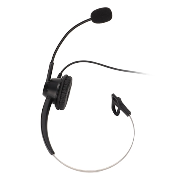 H360‑2.5 Business Headset 2.5mm Computer Hovedtelefoner med HD Mikrofon til Call Center Kundeservice Kontor