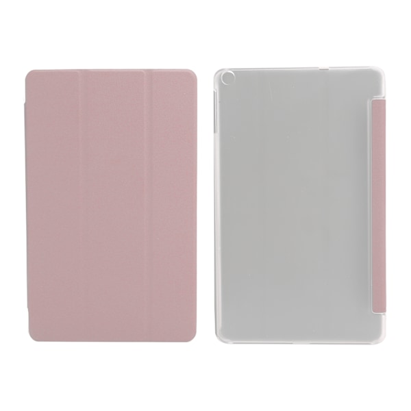 Tablet PU Cover UltraThin Stand Beskyttende Etui til Alldocube iplay30 PC Transparent Skal(Rose Gold )