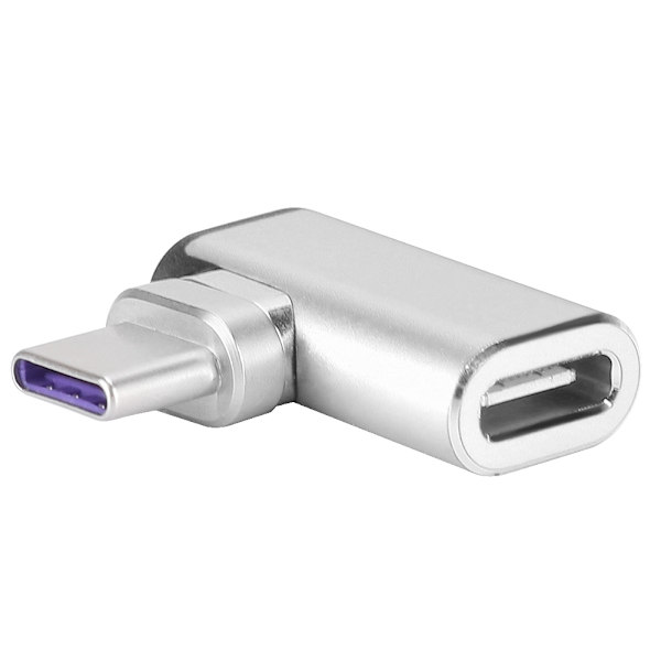 Typ-C magnetisk adapter för Macbook snabbladdning magnet USB-C-kontakt (silver)