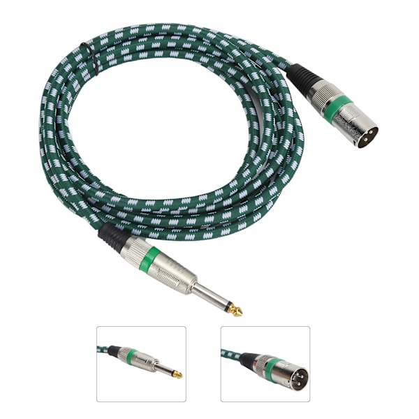 JORINDO XLR til 1/4 tommer 6,35 mm han-kabel afbalanceret signalforbindelsesmikrofonledning JD6008