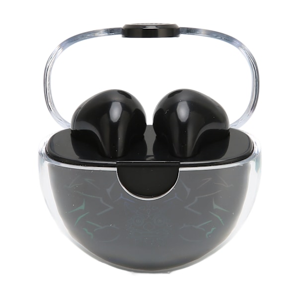Bluetooth-hörlurar Multifunktion Stylish HiFi Stereo Sound Intelligent Noise Cancellation Trådlösa Gaming-hörlurar Svart