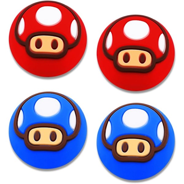Tumgreppshättor för Nintendo Switch/OLED/Switch Lite, 4 st Hättor för Nintendo Switch Joysticköverdrag Kawaii Tillbehör Switch Tumgrepp