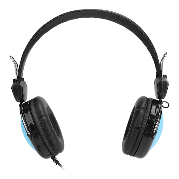 T420 3,5 mm hovedmonteret gaming-headset med mikrofon til internetcafé-computertilbehørBlå