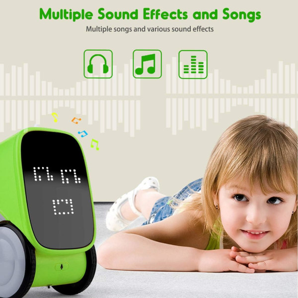 Intelligent Smart Robot Toy for Kids,  Voice and Touch Gesture Control Mini Robotics Rechargeable Toys Dancing, Walking, Singing, Robots