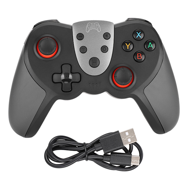 Trådløs Bluetooth Gamepad NFC Vibrations Spilkontroller til Switch/Switch Lite KonsolSort