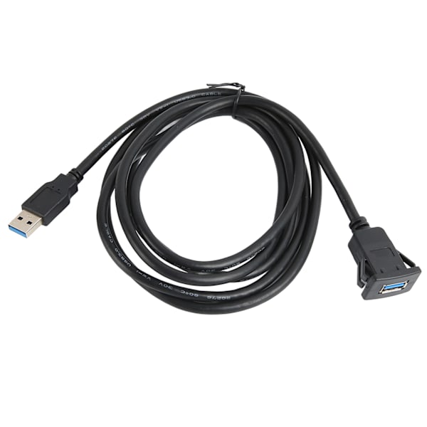 Auton uppoasennettava kaapeli USB 3.0 uros naaras 5 Gbps auton kojelautaan asennettava jatkokaapeli USB-paneeli vedenpitävä kaapeli