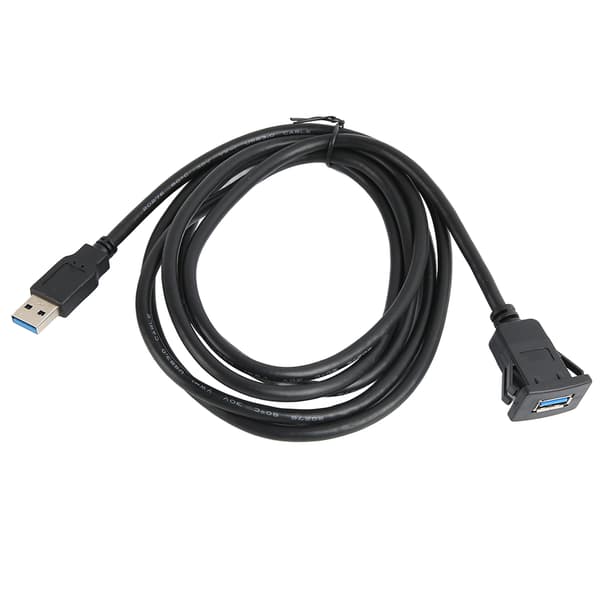 Bil Flush Mount Kabel USB 3.0 Hann til Hunn 5Gbps Bil Dashbord Monteringsforlengelse Kabel USB Panel Vanntett Kabel