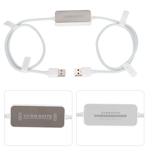 USB3.0 Data Copy Line PC til PC Dataoverførsel Synkroniseringskabel til U3 KM Suite til Windows/Mac