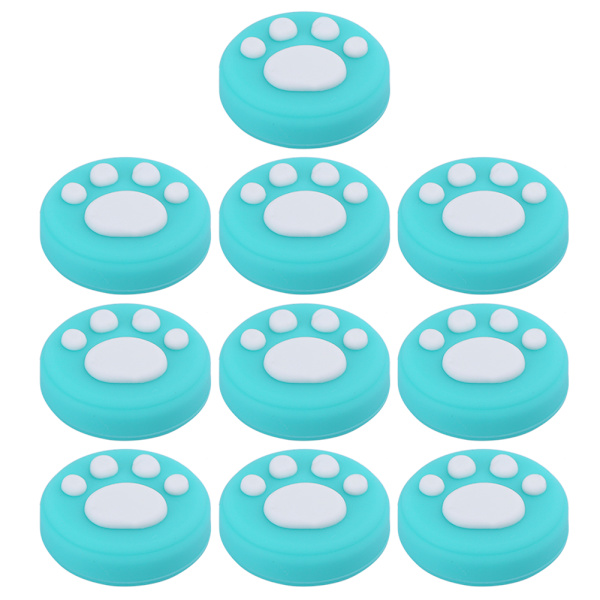 Kattepote tommelfingergreb dækker joystick rocker silikonehætte universal til Switch/Switch Lite