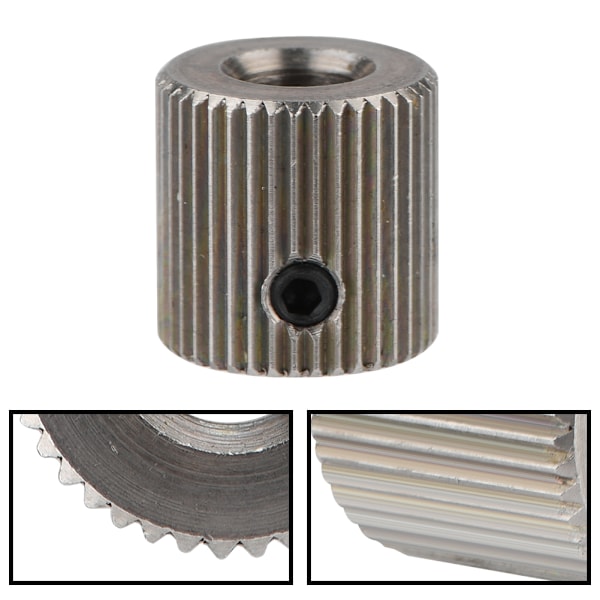 Extruder Drivmatare Feeder Gear Wheel Bore 5mm 40T för Makerbot 3D-skrivare