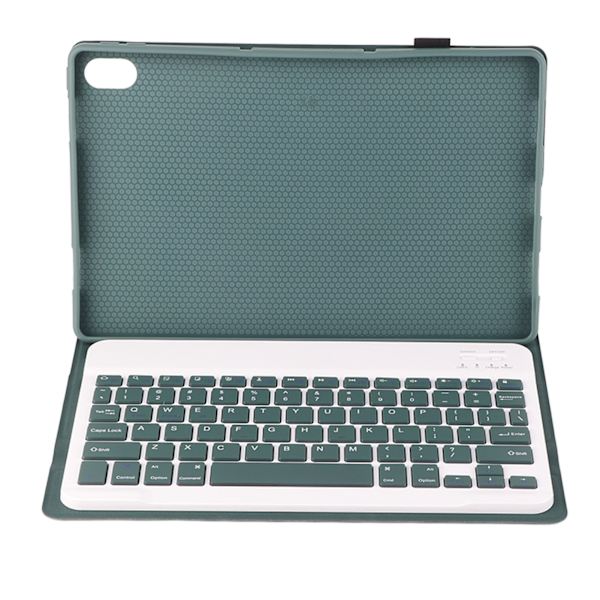 Tablett-tangentbord magnetiskt skyddande fodral BT-anslutning Slim trådlöst tangentbord för Tab P11 Plus 2021 P11 2020 mörkgrön