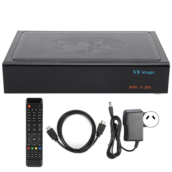 iBRAVEBOX V8 Magic DVBS2 for IPTV Xtream H.265 Satellitter for IPTV Set Top Box (svart)