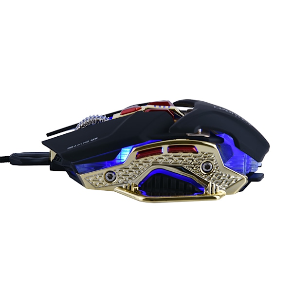 LUOM LM-x6 3200 DPI USB kablet 8 programmerbare knapper Gaming Mouse Mice Sort