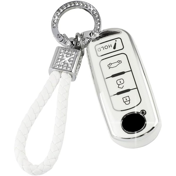 PIFOOG avaimenperän kuori Mazda TPU pehmeä autoälyavaimen kotelo kuori 4 painikkeen avaimen täydet suojukset Mazda 3 6 CX5 CX9 CX3 MX5 Bling avaimenperä tarvikkeet