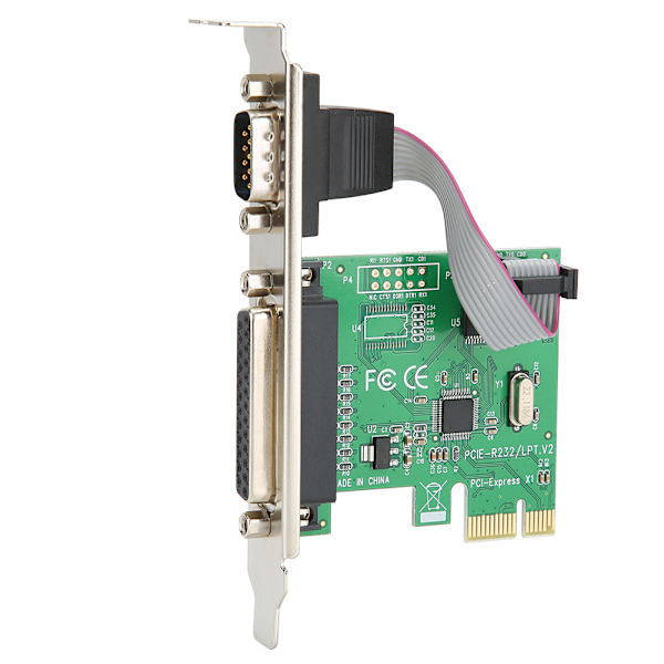 PCI-E sarjaportin laajennuskortti RS232/LPT PCI-E sarja- ja rinnakkaiskortti 110-230400bps