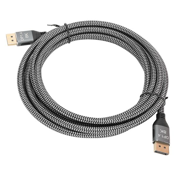HD-skærmkabel DP 1.4 8K ved 60Hz Computer Notebook TV-adapterkabel 3 meter A0204‑3