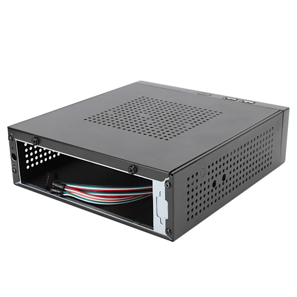 Mini HTPC-fodral Hemmabiodator ITX Mini Moderkort Skrivbordsdatorfodral C60
