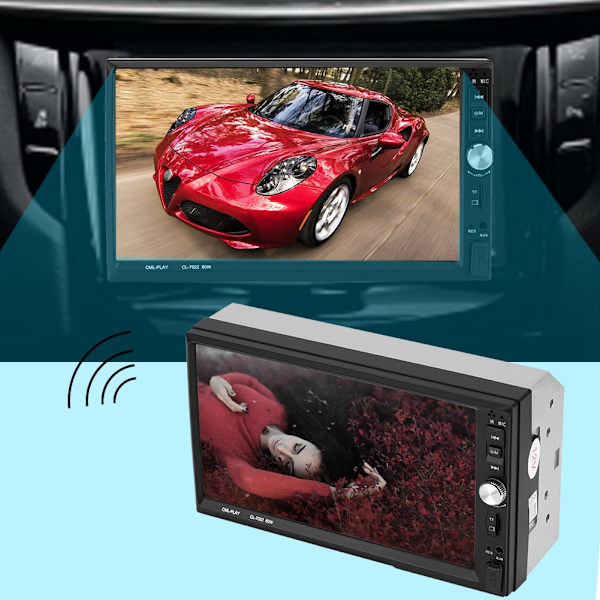 HD 7 tuuman auton stereoradiosoitin 2 DIN Handsfree MP5-soitin CL-7022