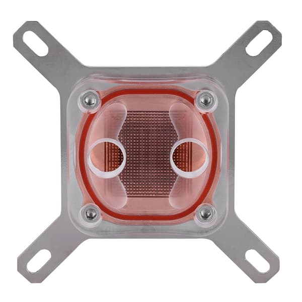 Dator CPU Akryl Vattenkylningsblock Vattenblock Kopparbas För INTEL (Transparent)