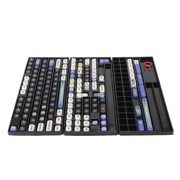 PBT Keycaps 154 Set 5 Sided Heat Sublimation XDA Høyde PBT Keycap Set for 61 87 98 104 108 Keys Mekanisk Tastatur