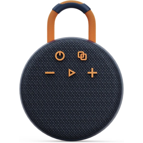 MusiBaby Bluetooth -kaiutin, kannettava kaiutin, kaksoispariliitos, Bluetooth 5.2, kovaääninen stereo, kumiseva basso, 1500 minuutin soittoaika kotiin, matka, allas, lahjat navy blue