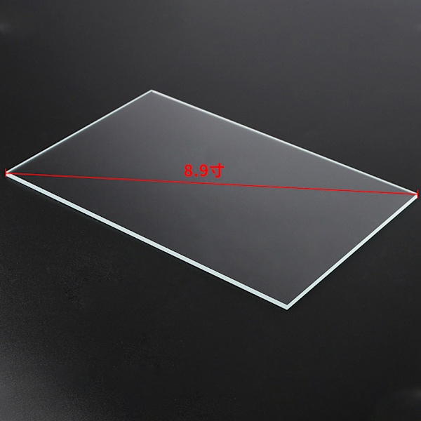 3D-printer tilbehør Support skabelon til 8,9 tommer LCD glasbeskyttelse Printerdele