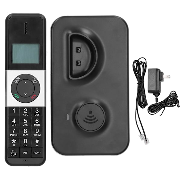 Digital trådløs telefon med opkalds-id, håndfri funktion og fastnet til erhverv