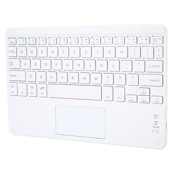 Bærbar 9in Bluetooth Touchpad-tastatur Saksdesign Ultra Slim Bluetooth-tastatur