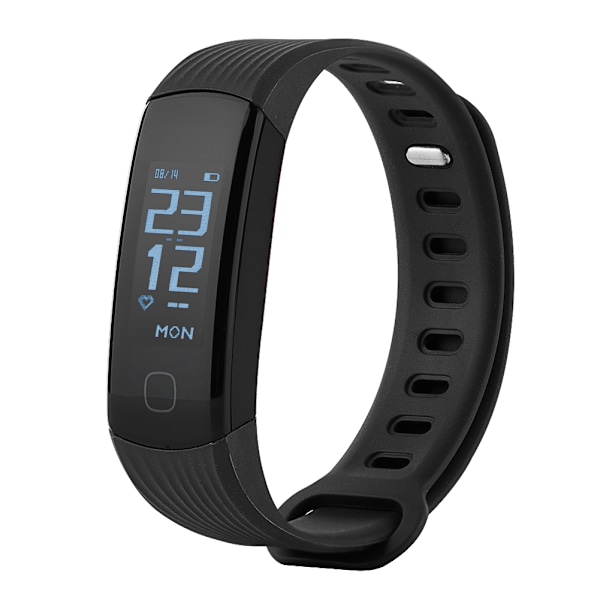 R8 Färg Smart Armband Stor Skärm Bluetooth Sport Sömn Hela Dagen Övervakning Armband Svart