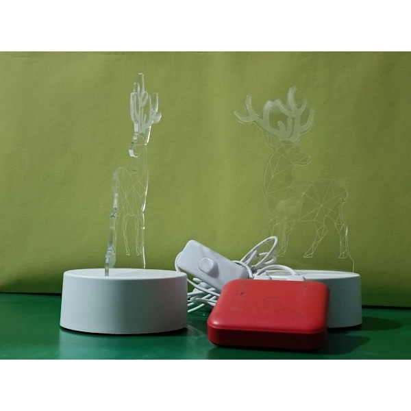 3D Mini nattlys, barnerom stikkontakt LED-belysning, jentegave, månelampe, bordlampe, moonbear