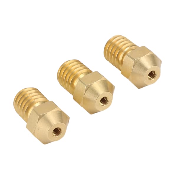 1,75 mm 0,2/0,3/0,5 mm messingdyse printhoved med adaptere til 3D-printertilbehør