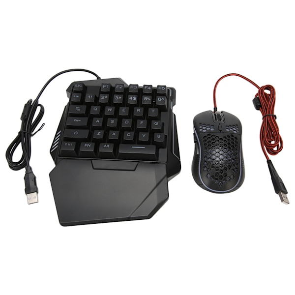 Tastatur- og musekonvertersett, kablet, trådløs, RGB, enhånds tastatur- og museadapterkombo for Android, for Harmony, for IOS