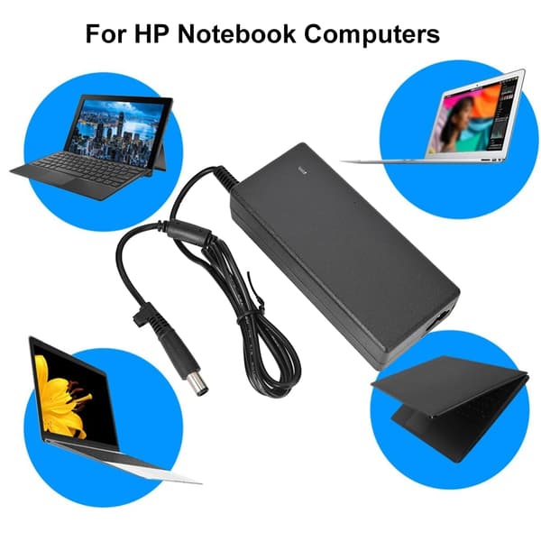 For HP bærbar computer strømadapter 19V 4.74A hurtigoplader til bærbar computer med flere niveauer af beskyttelse