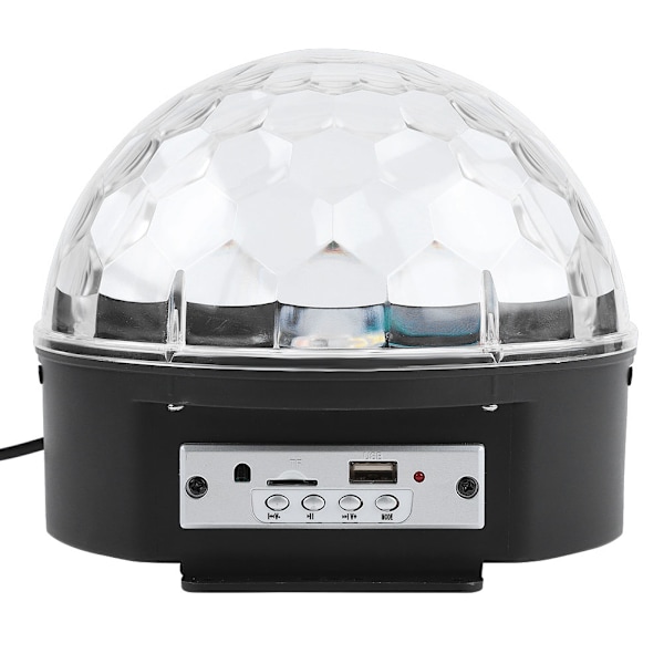 9-värinen KTV-tanssijuhlan disco RGB LED-lavalampu Bluetooth-äänenohjauksella pallovalokaiutin