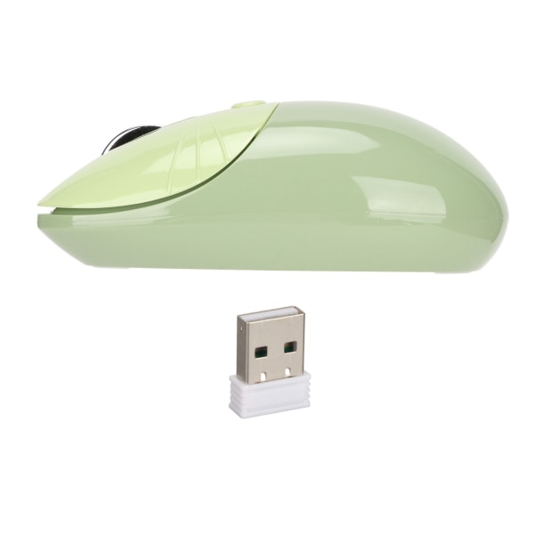 Langaton hiiri söpö sarjakuva Cat Paw 2.4G Dual Mode Computer Tablet Three Level DPI Mini Silent Wireless Mouse Green