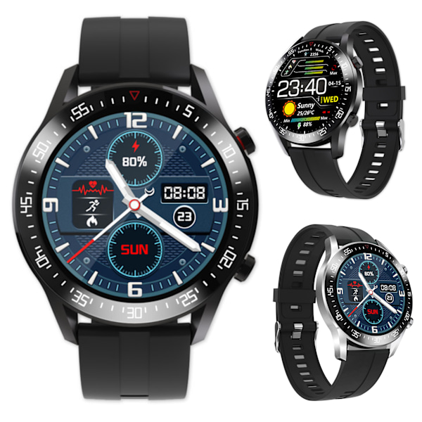 C2 Bluetooth Sports Intelligent Watch Skridttælling Synkron Data Vejr Legering PlateringSort