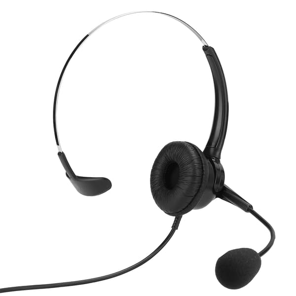 Headset Mono Ear USB-hovedtelefon Øretelefon Computer Notebook Øretelefon til Skype