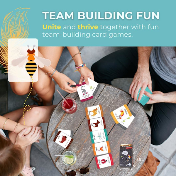 Totem: Selvværd & Familiebindings Spil Aldre 8+ - Terapi Spil til Børn, Teenagere, Voksne, Rådgivere - Teambuilding Spil til Arbejde