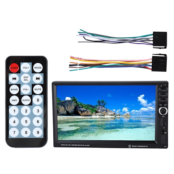 7-tuumainen HD MP5-8012B Auton Bluetooth MP5 MP3-soitin Kosketusnäyttö Auton multimediasoitin