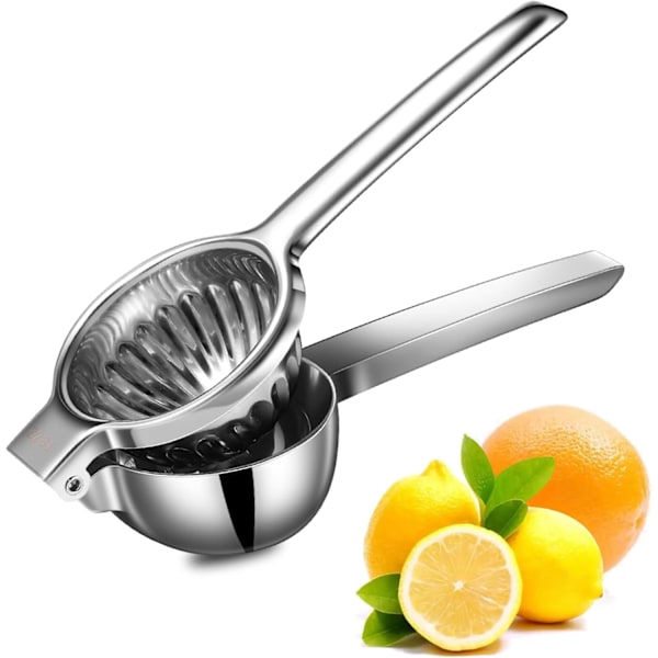 Håndholdt appelsinpresser i kraftig kvalitet, citruspresser i rustfrit stål, limepresser til bar, manuel citruspress