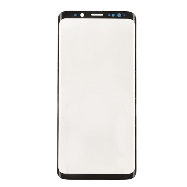 5,8 tommers telefon frontskjerm reparasjonssett erstatning front ytre linse glasskjerm for Galaxy S9 G960 svart