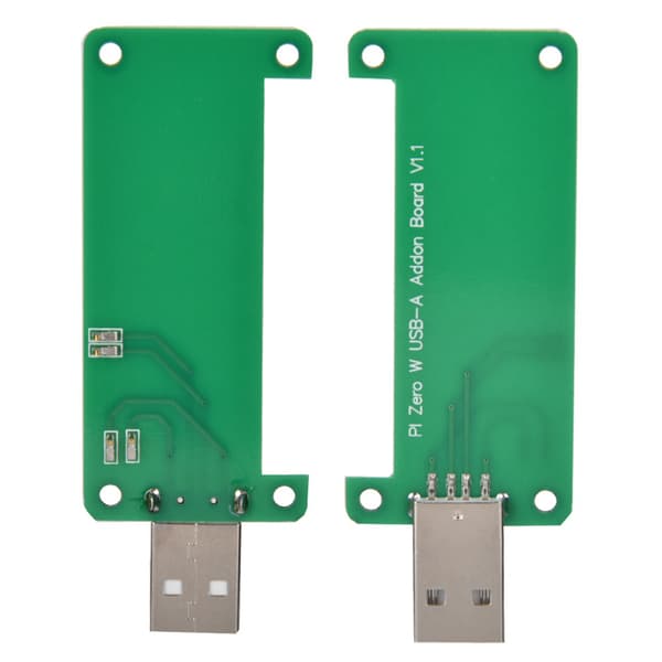 For Raspberry Pi Zero 1.3/Zero W USB-adapterkort USB-kontaktutvidelseskort med verktøysett