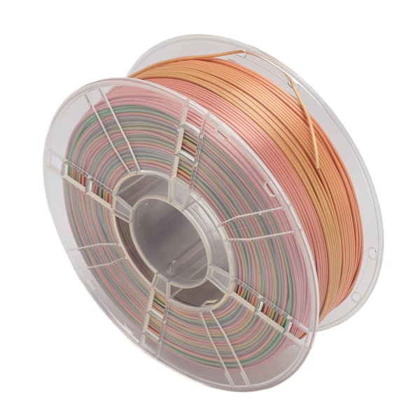3D Silke PLA Filament 1,75 mm Multicolor 2,2 lbs Matte Gradient Farver 3D Print Filament til FDM 3D Printere