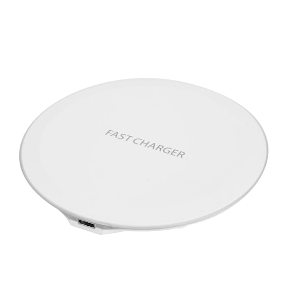 Hurtig trådløs oplader ≥80% konverteringshastighed Smart justering Qi oplader-hvid