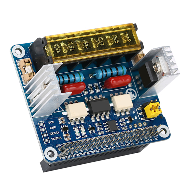 Expansionskort för Raspberry Pi 3b 4B 2-kanals dubbelriktad tyristormodul I2C-gränssnitt