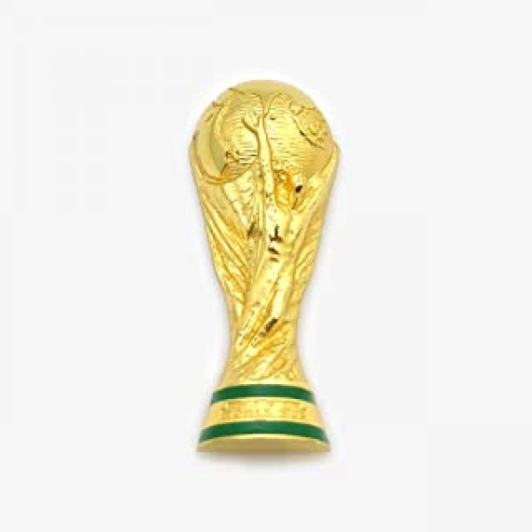 2022 VM Fodboldtrofæ Replika Fodboldpris Fodboldfans Souvenirs (5 tommer høj - mat)