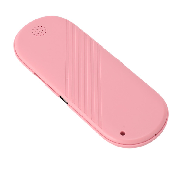 Bluetooth-pude-højttaler til at sove Mini Bone Conduction Stereo Bass Timed Shutdown Volume Control Bærbar pude-højttaler Pink