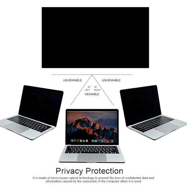 Tietosuojaseula Näytönsuojakalvo Vakoilunvastainen Kalvo Apple MacBook Airille (13,3\")