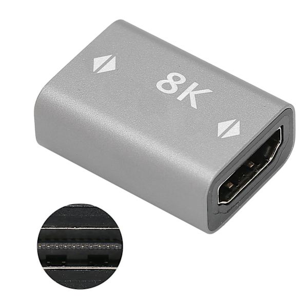 8K vid 60Hz HD Multimedia Interface-adapterförlängare Stabil förlängningsadapter för bärbar dator stationär projektor